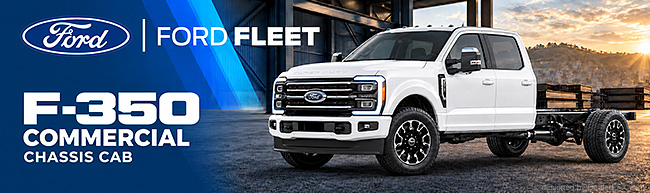 Ford Fleet F-350 Commercial Chassis Cab email artwork